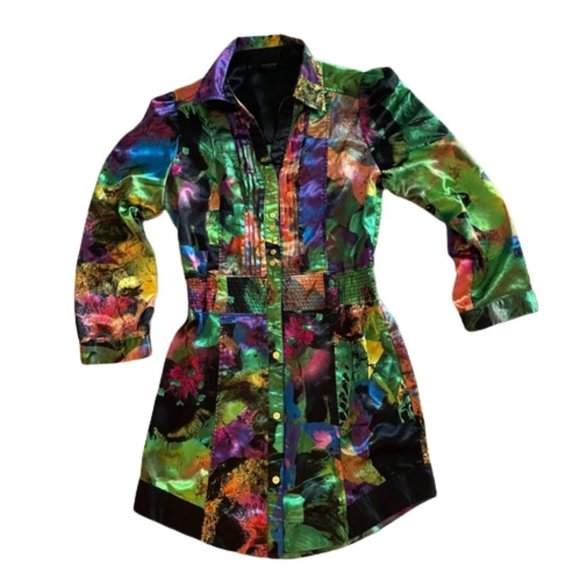 Multicolor Women's Dress - Picture 1 of 10